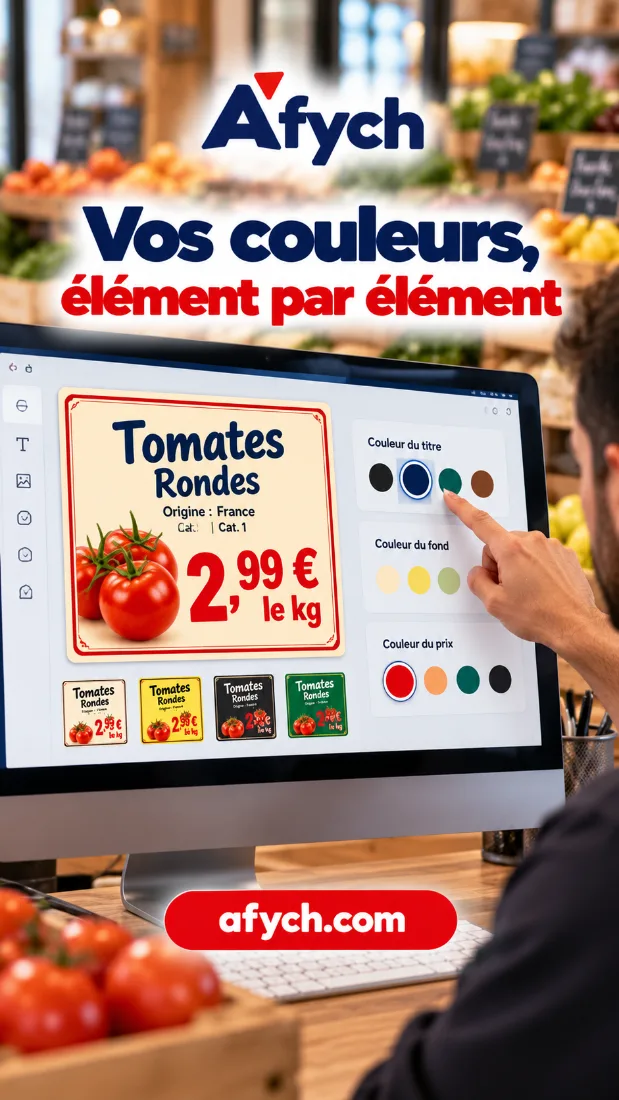 Personnalisez vos couleurs élément par élément
